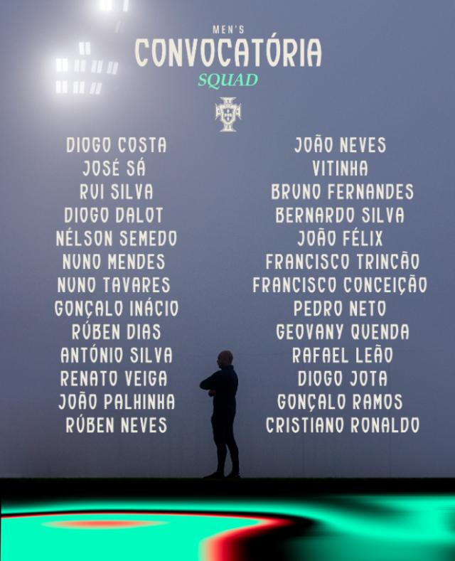 开云网站-葡萄牙名单：双B护法C罗，切尔西预定新星肯达入选